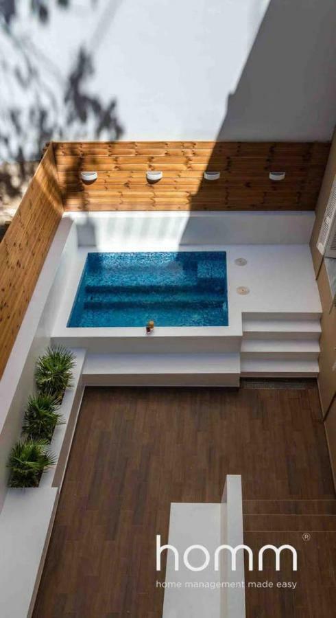Nemeseos 1St Floor Homm Apartment With Roof Garden And Wading Pool Athens Exterior photo