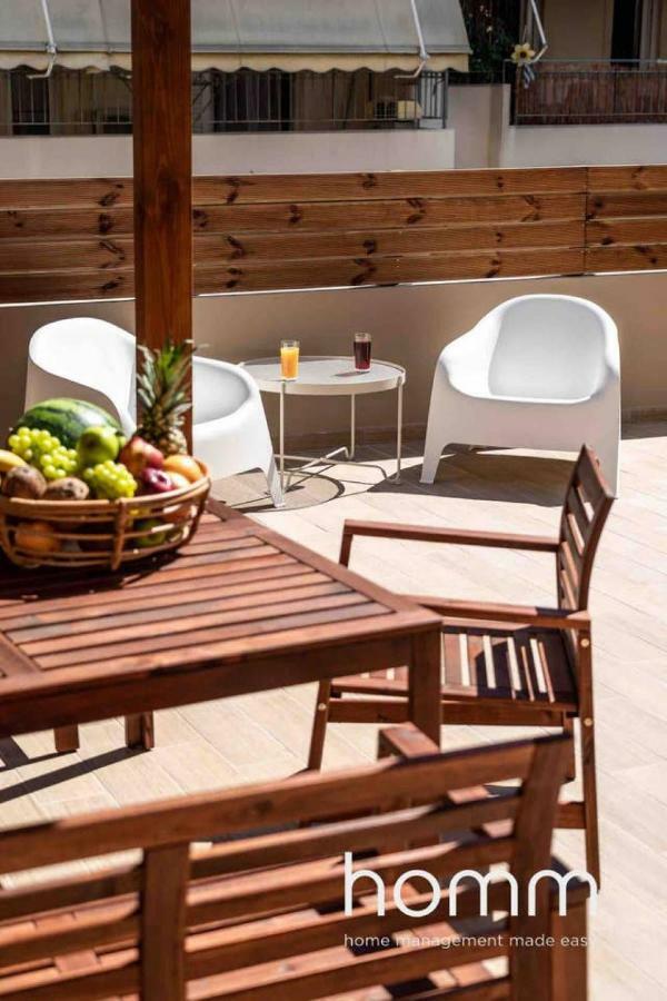 Nemeseos 1St Floor Homm Apartment With Roof Garden And Wading Pool Athens Exterior photo